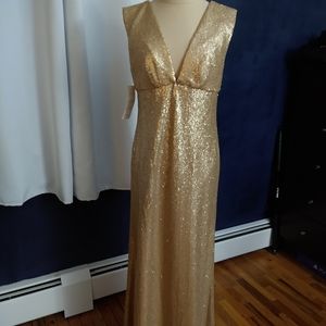 Gold sequin Gown
